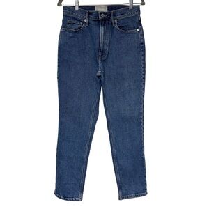 {Everlane} "The Mid-Rise Skinny Stretch" Straight Leg Denim Jeans